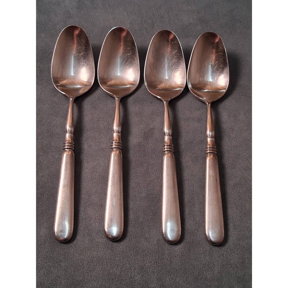 Yamazaki Old Denmark Stainless Place Soup Spoons (4)